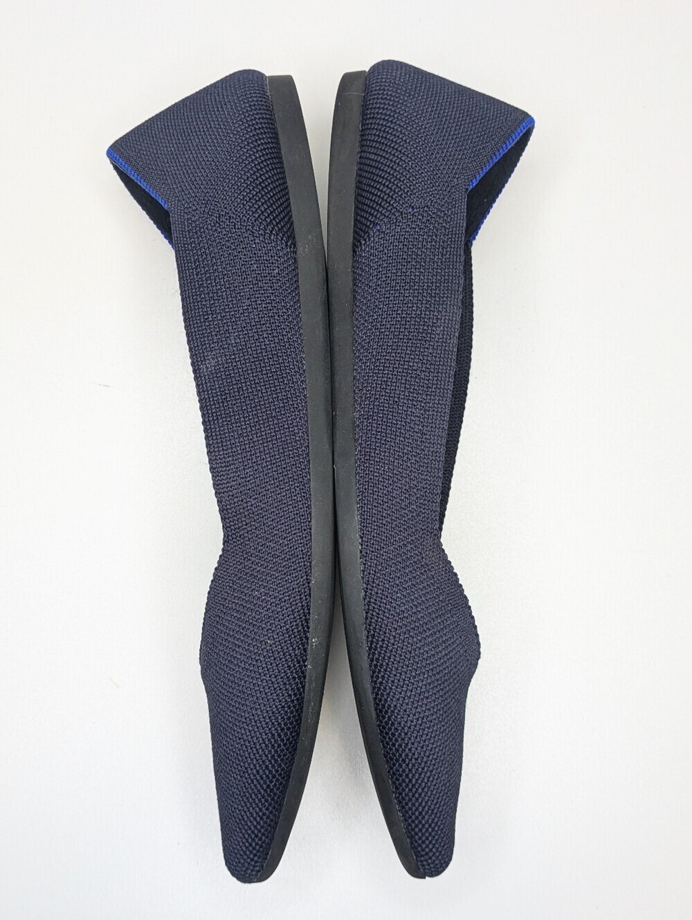 Rothy's The Point Flats Dark Navy Blue Slip On Ballet Size 7.5 - Picture 9 of 10